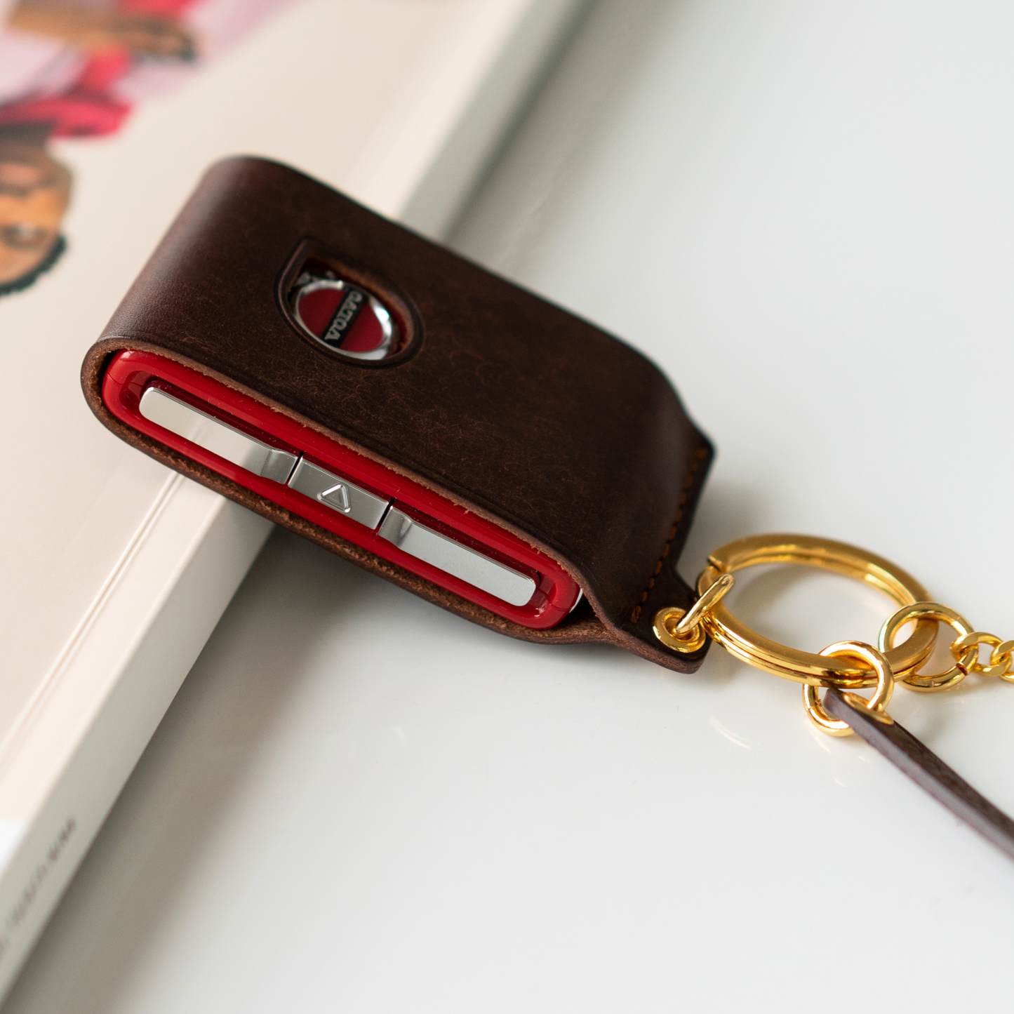 VOLVO CARKEY LEATHER CASE (VO2) - Carendy