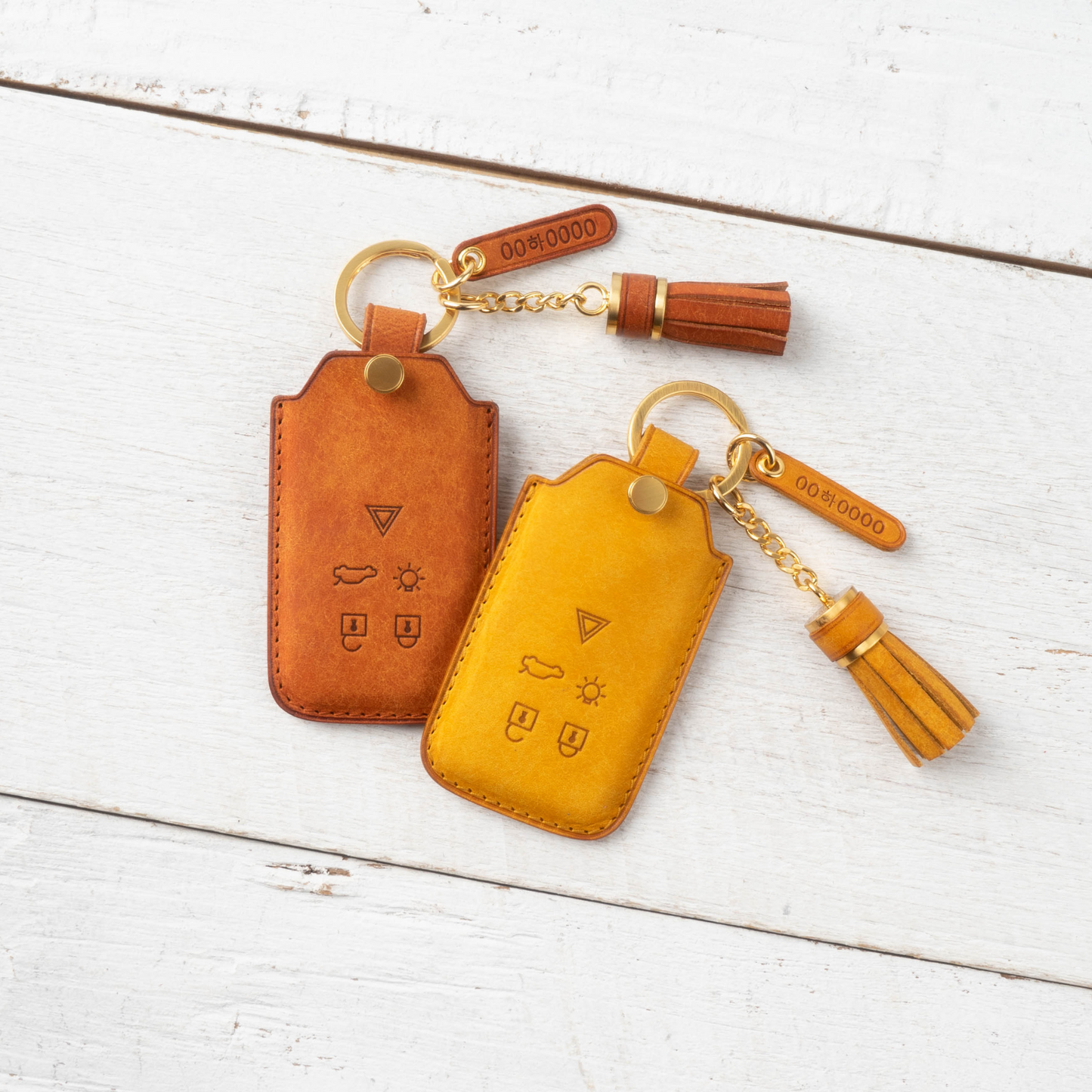 VOLVO CARKEY LEATHER CASE (VO1) - Carendy