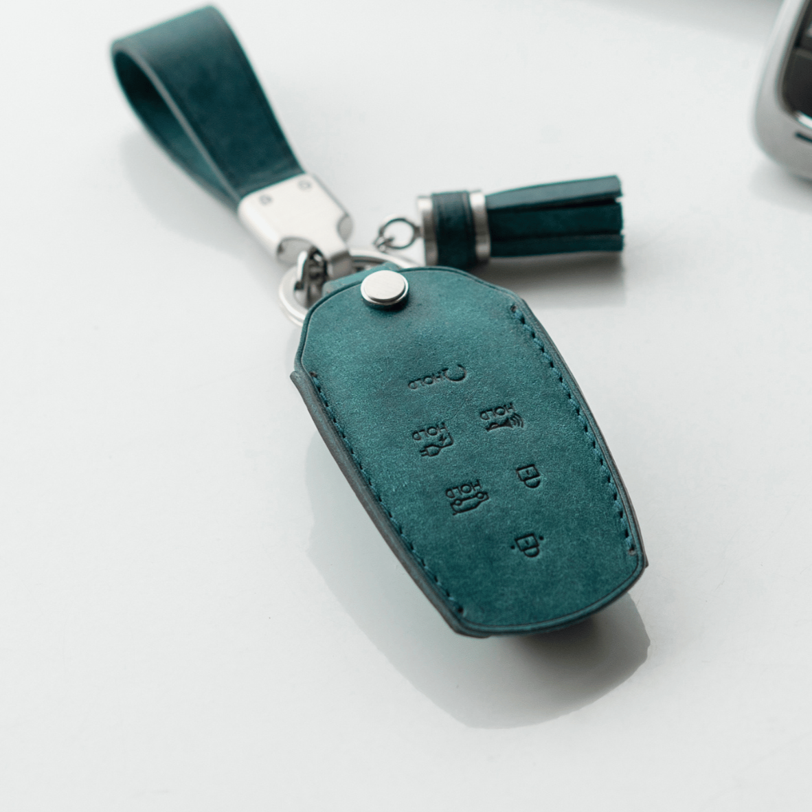 HYUNDAI CARKEY LEATHER CASE (HD4_4,5,6,7,8 Button) - Carendy