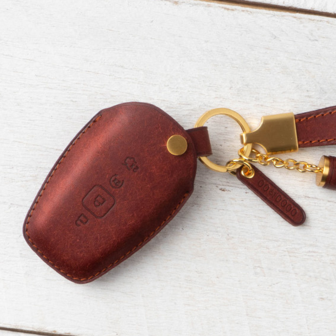 FORD & LINCOLN CARKEY LEATHER CASE (FL4) - Carendy