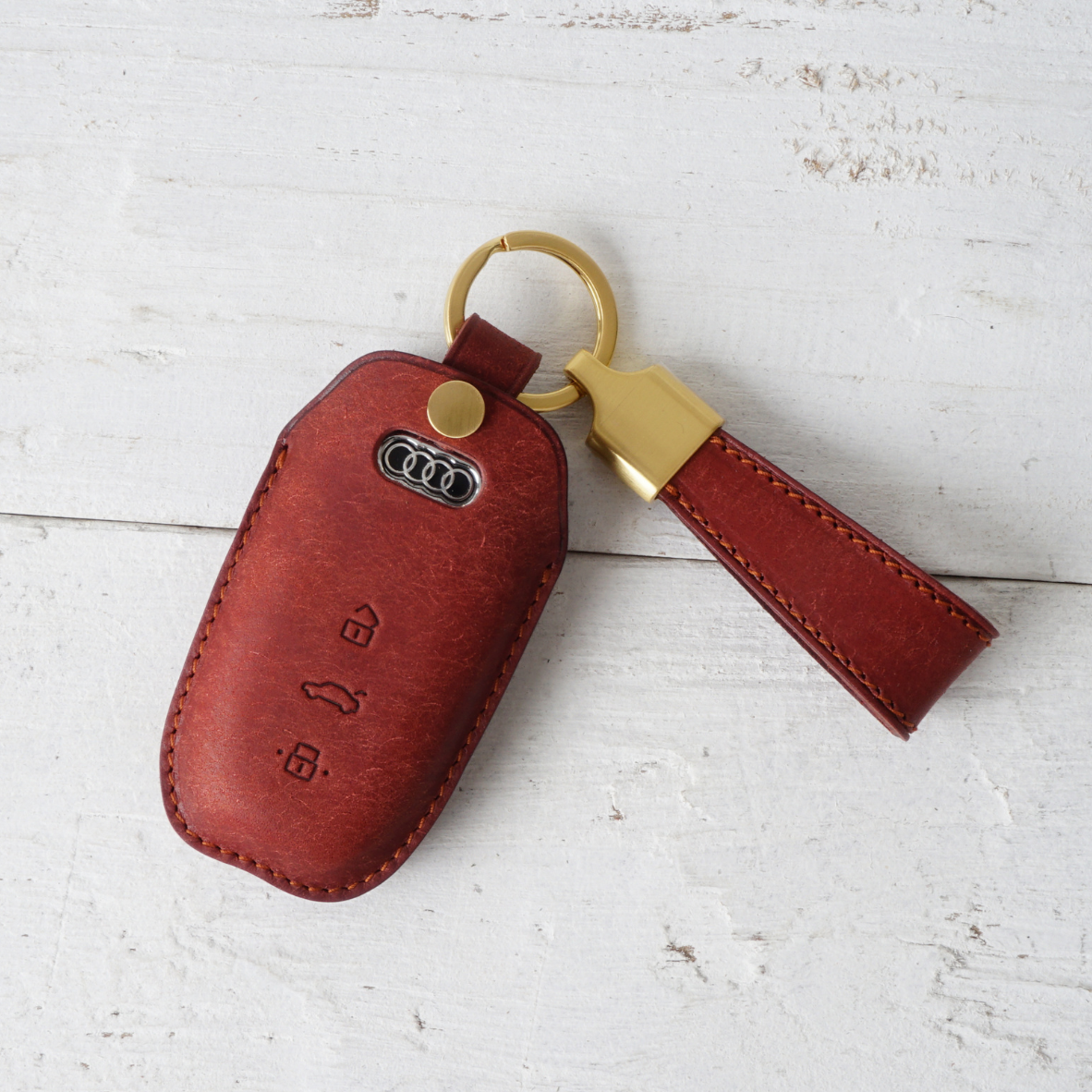 AUDI CARKEY LEATHER CASE (AU1) - Carendy