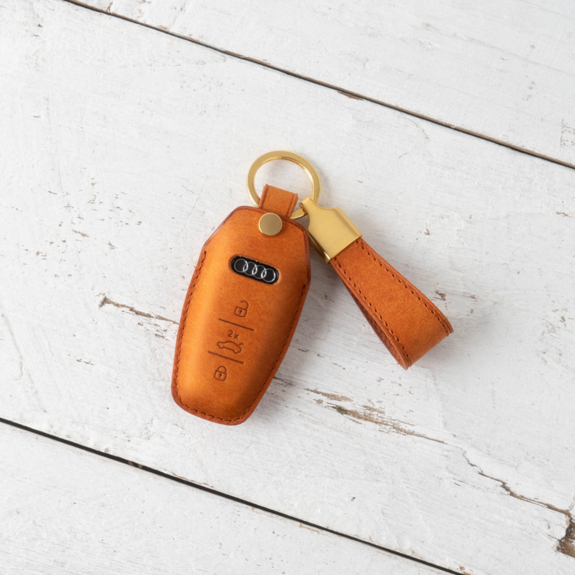 AUDI CARKEY LEATHER CASE (AU3) - Carendy