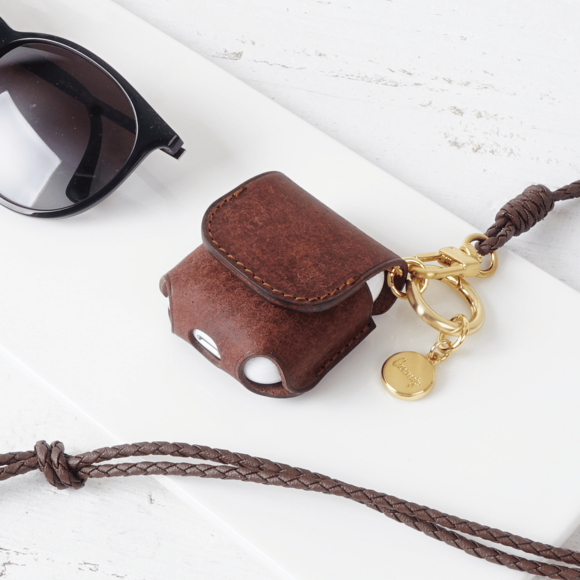 AIRPOD LEATHER CASE - Carendy
