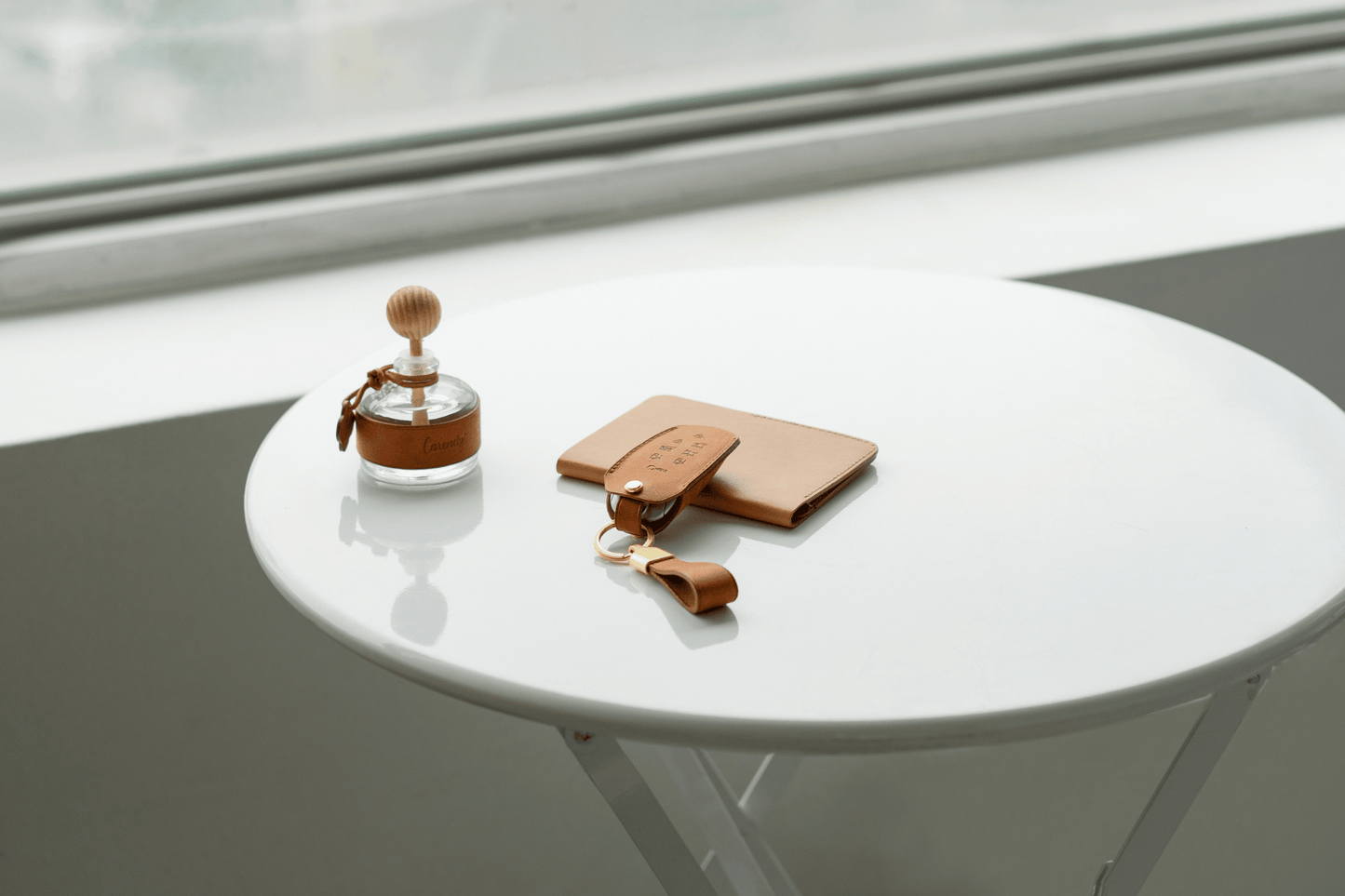 HYUNDAI CARKEY LEATHER CASE (HD4_4,5,6,7,8 Button) - Carendy