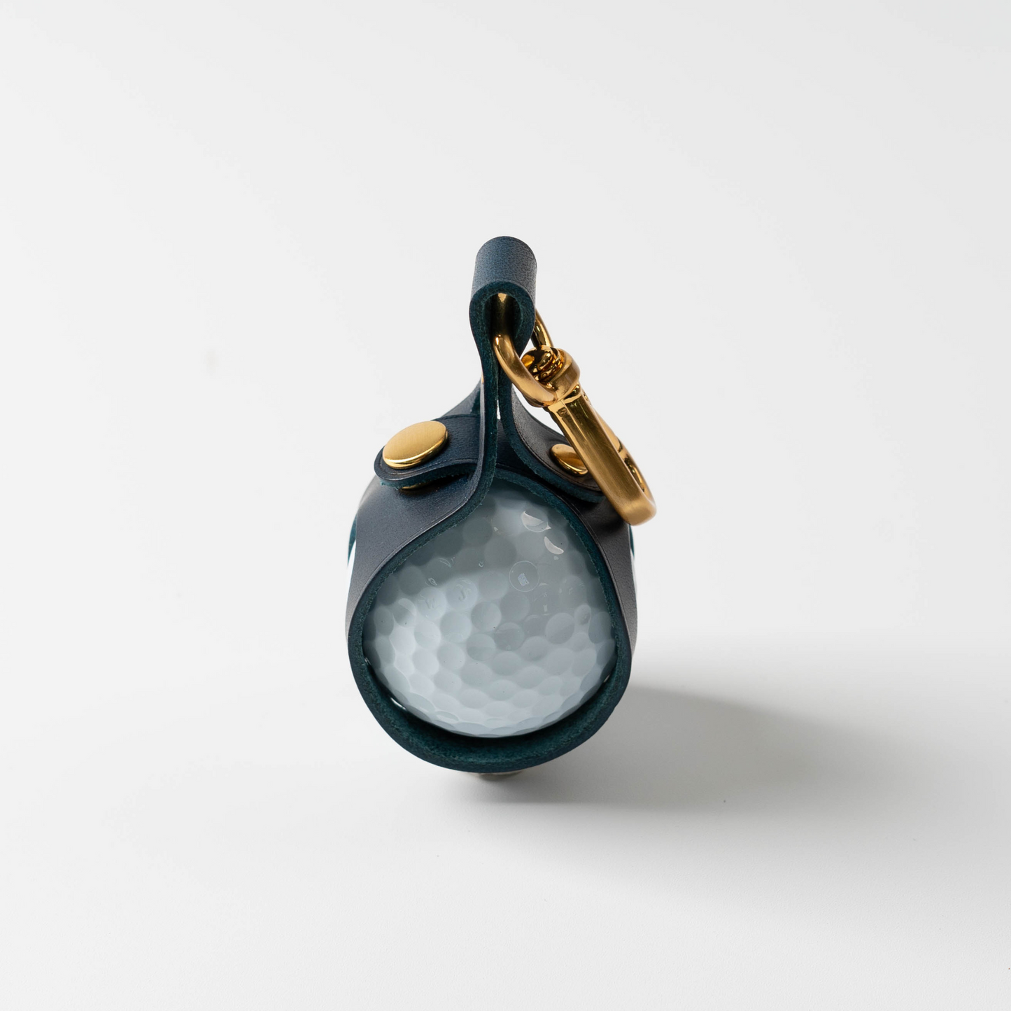 LEATHER SINGLE BALL POUCH - Carendy