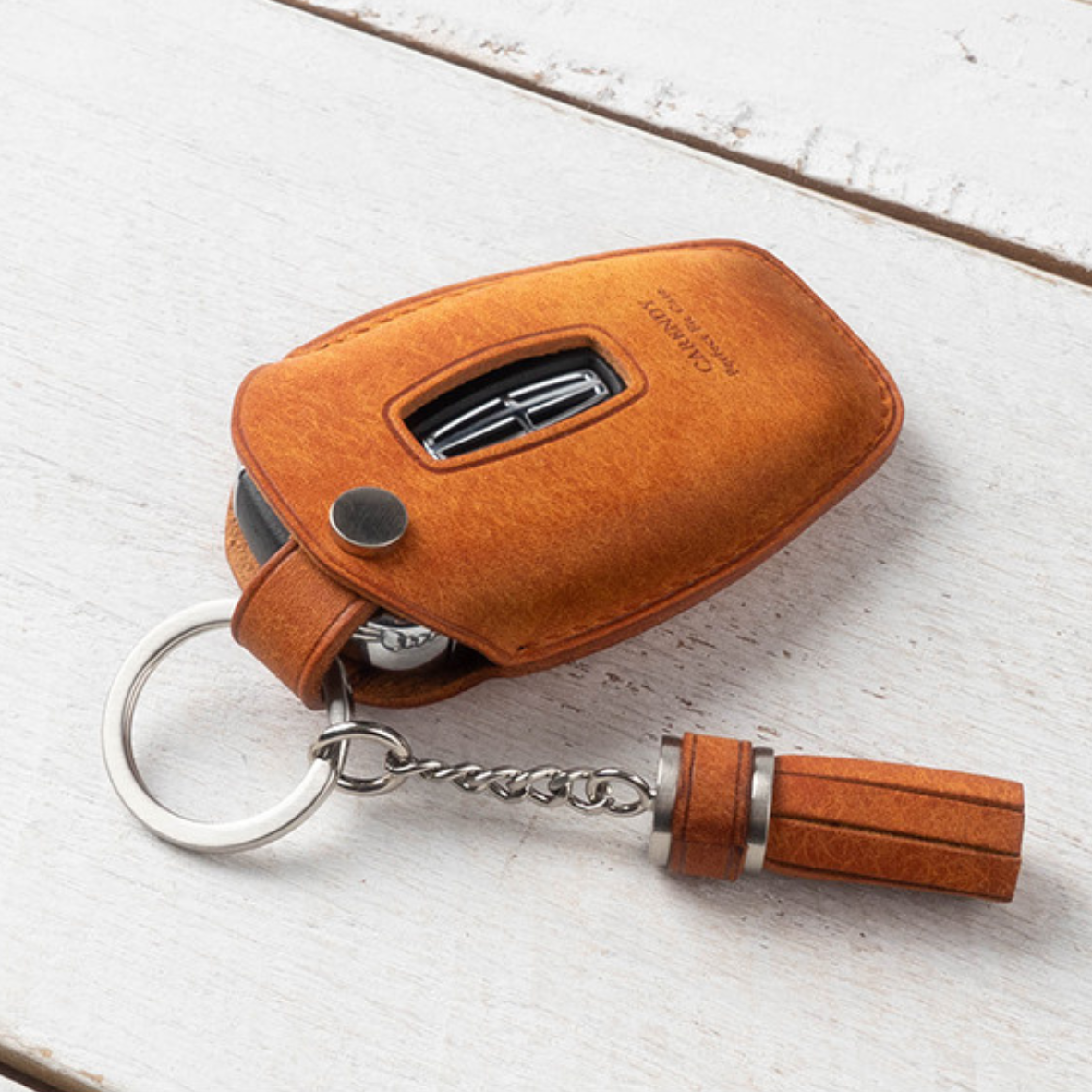 FORD & LINCOLN CARKEY LEATHER CASE (FL4) - Carendy