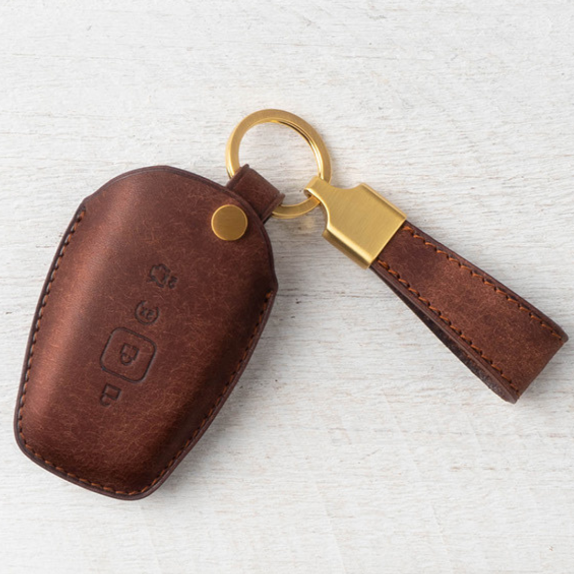 FORD & LINCOLN CARKEY LEATHER CASE (FL4) - Carendy