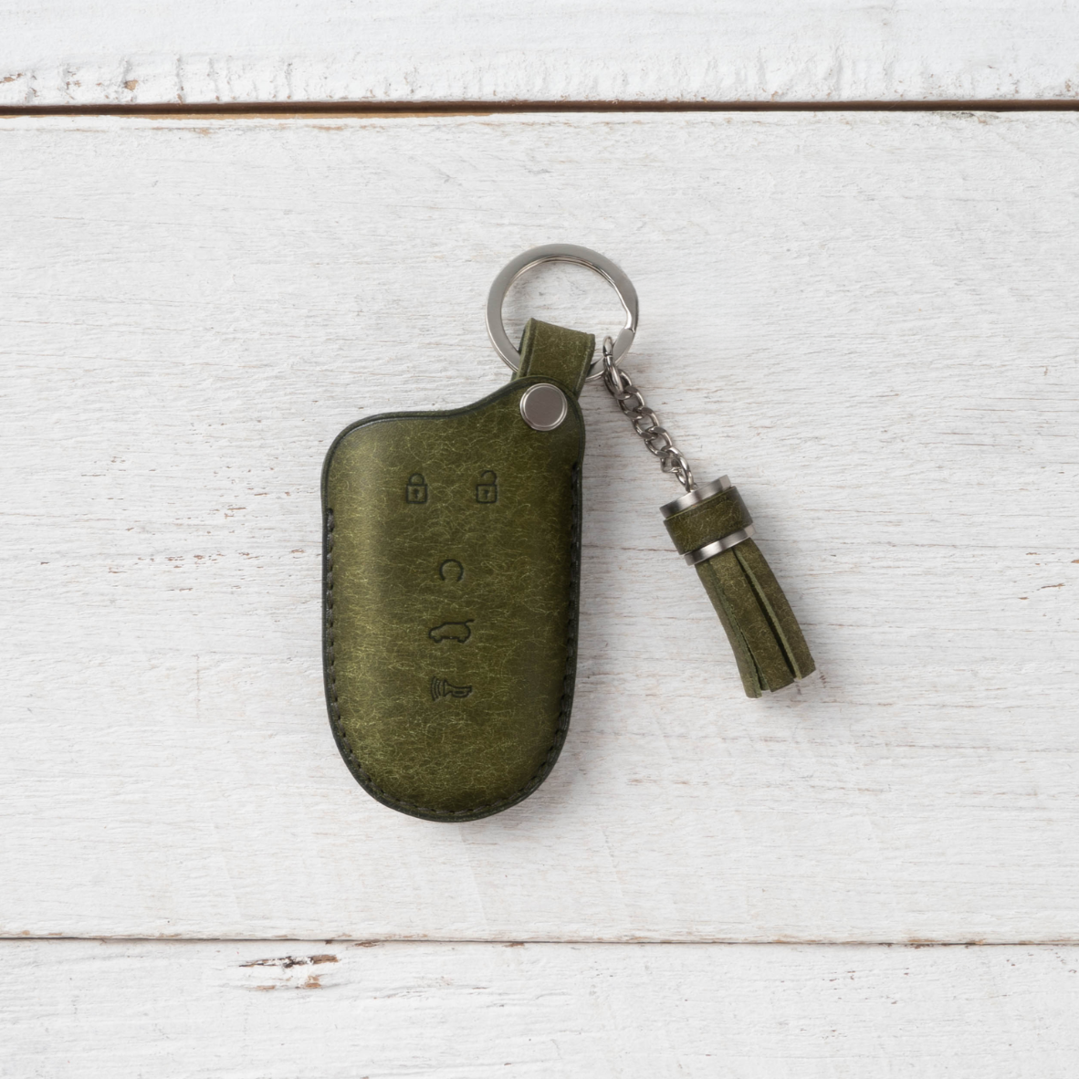 CHEVROLET & GMC CARKEY LEATHER CASE (CV1_2,3,4,5 Button) - Carendy