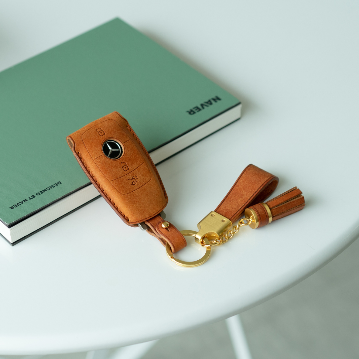 BENZ CARKEY LEATHER CASE (BZ2_3,4 Button) - Carendy
