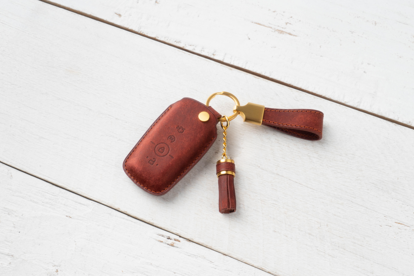 FORD & LINCOLN CARKEY LEATHER CASE (FL3) - Carendy