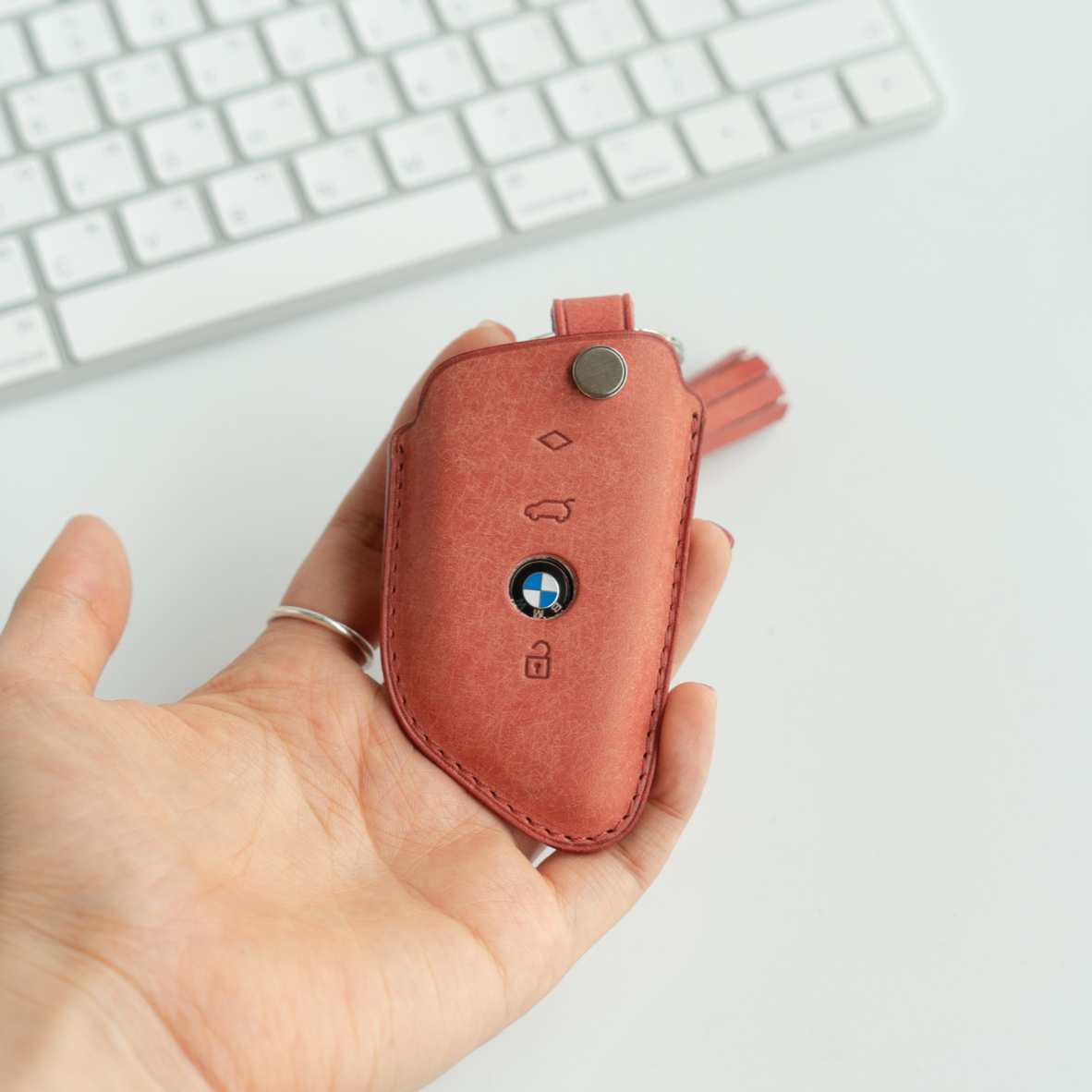 BMW CARKEY LEATHER CASE (BM2) - Carendy