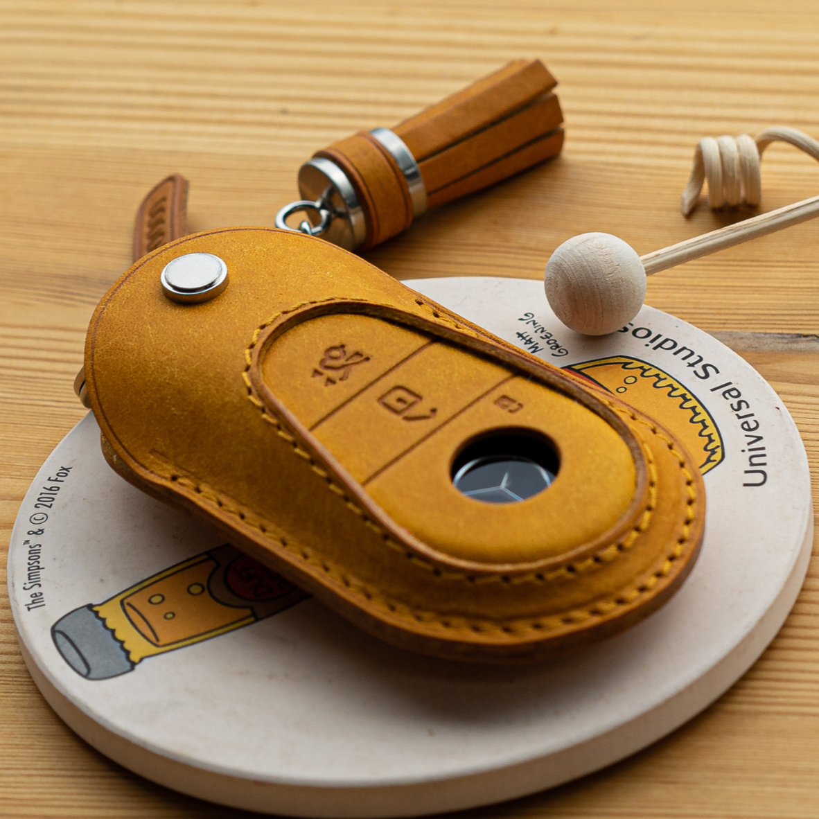 BENZ CARKEY LEATHER CASE (BZ3) - Carendy