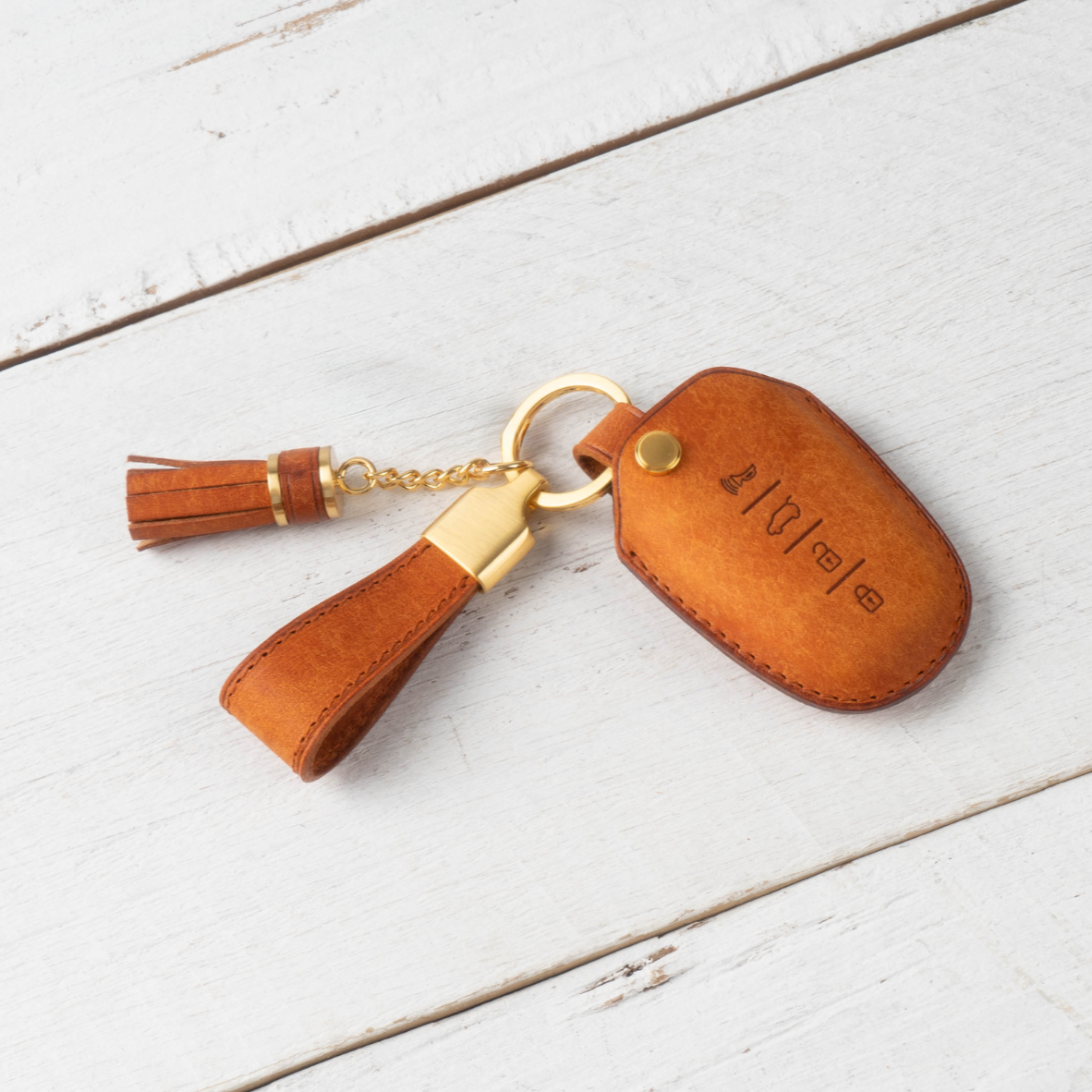 HYUNDAI CARKEY LEATHER CASE (HD2) - Carendy