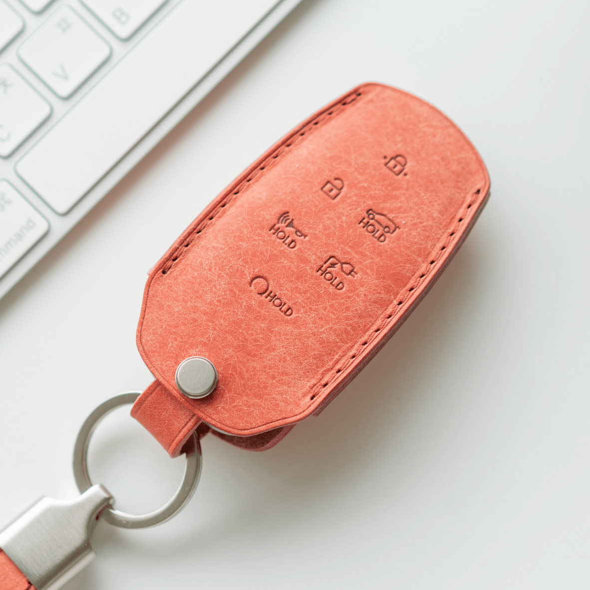 HYUNDAI CARKEY LEATHER CASE (HD4_4,5,6,7,8 Button) - Carendy