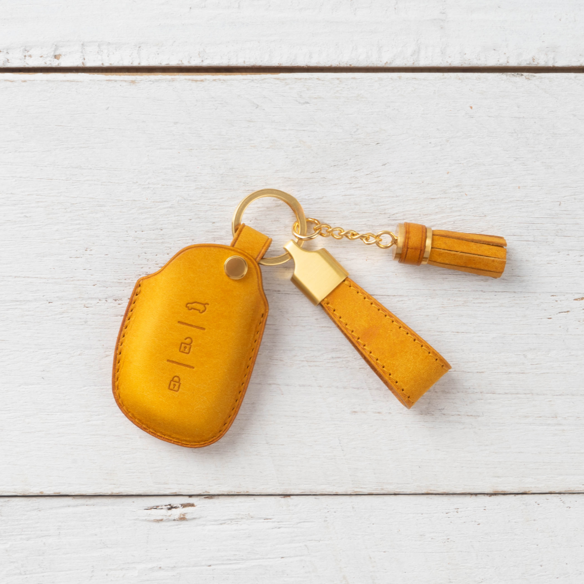 HYUNDAI CARKEY LEATHER CASE (HD3) - Carendy