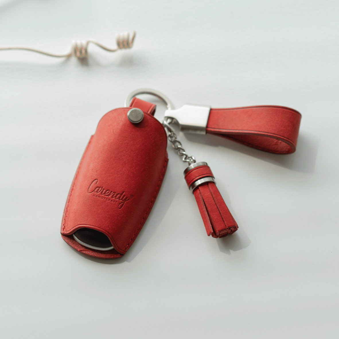 HYUNDAI CARKEY LEATHER CASE (HD4_4,5,6,7,8 Button) - Carendy