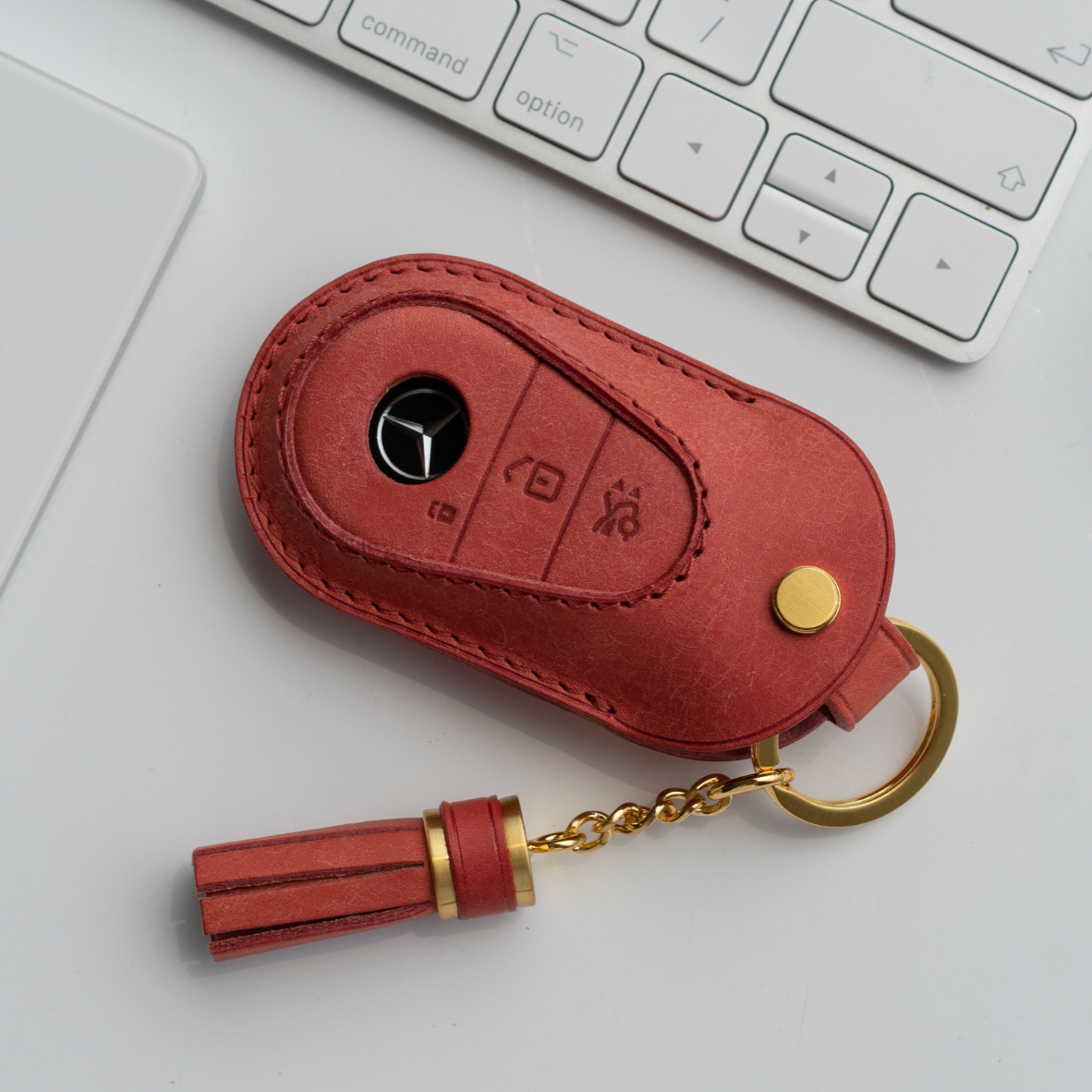 BENZ CARKEY LEATHER CASE (BZ3) - Carendy