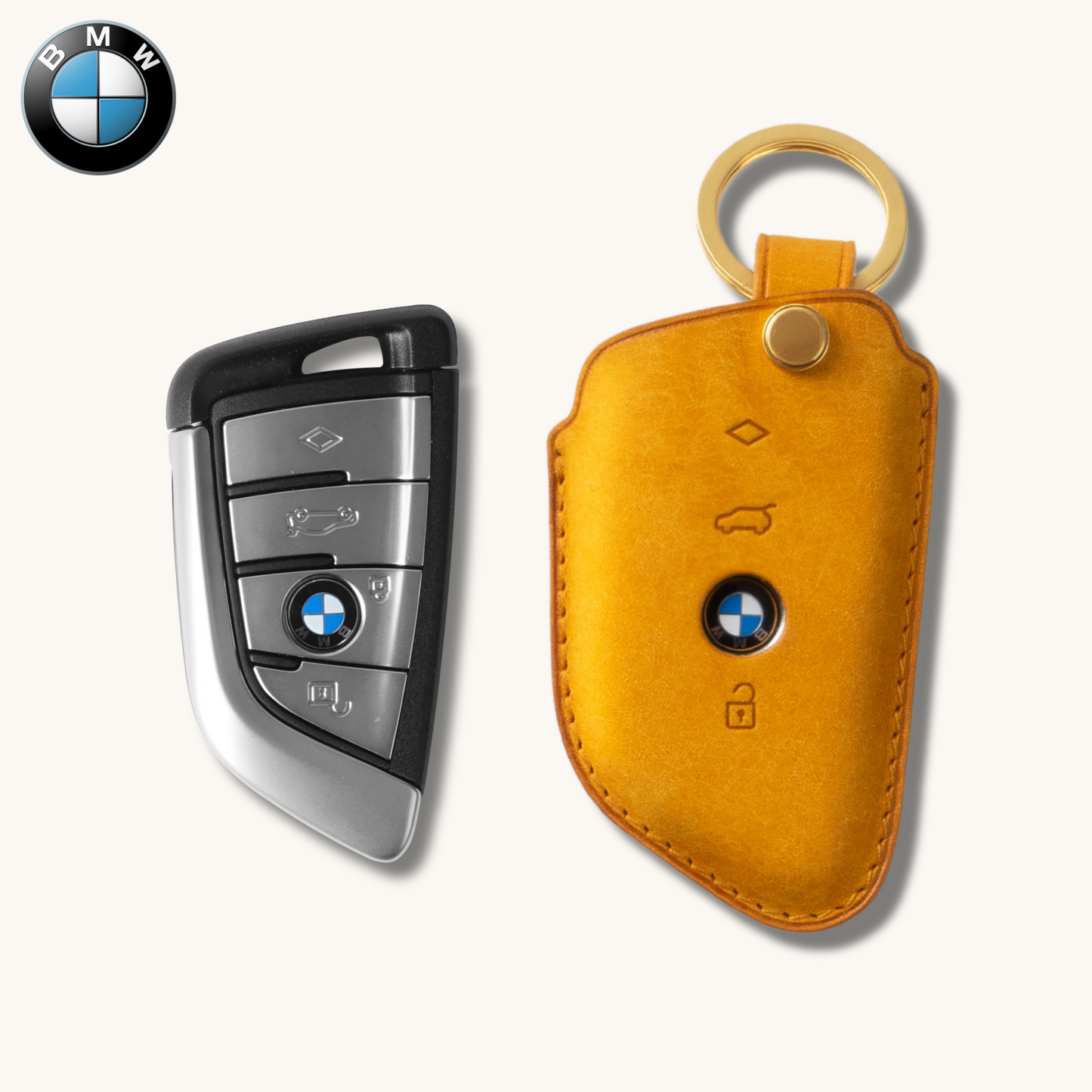 BMW CARKEY LEATHER CASE (BM2) - Carendy