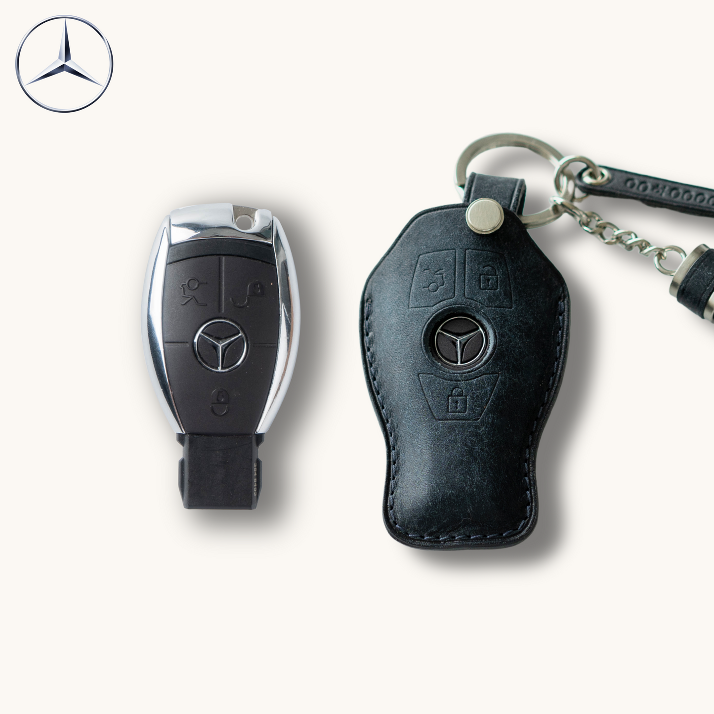 BENZ CARKEY LEATHER CASE (BZ1) - Carendy