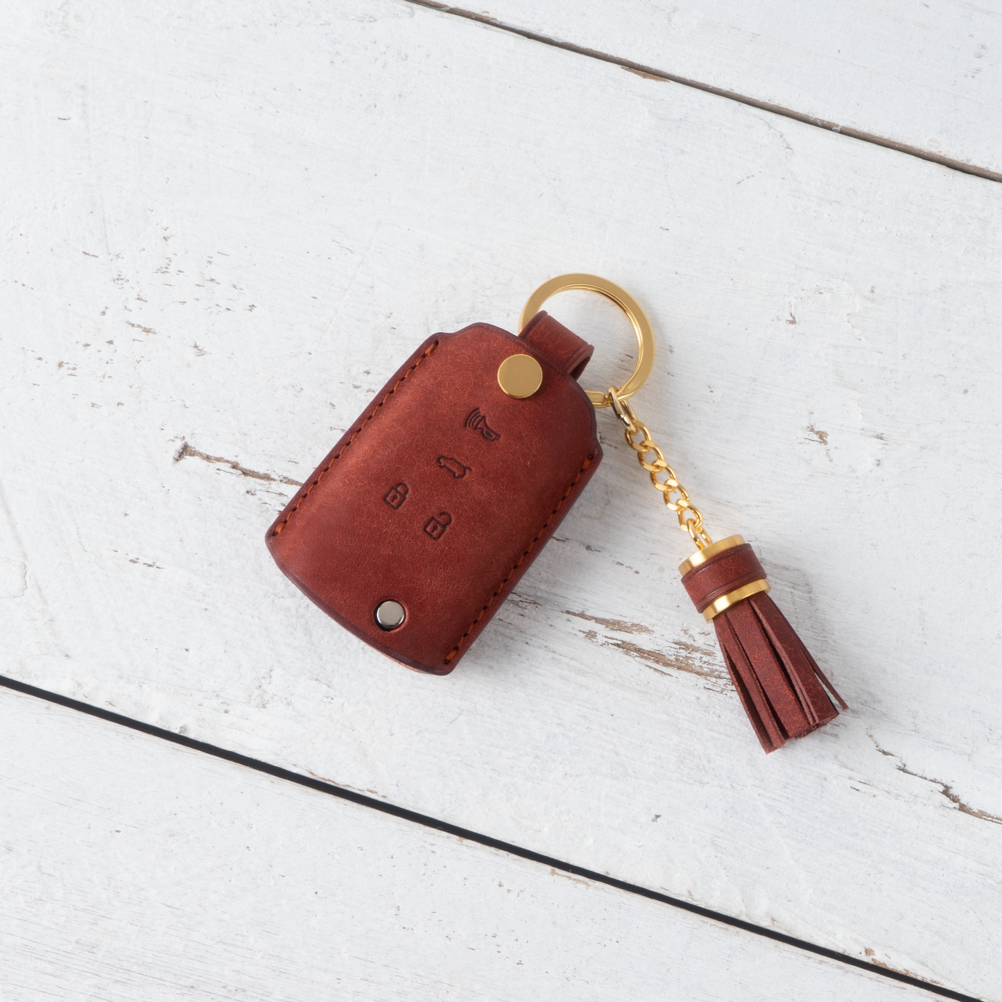 CHEVROLET CARKEY LEATHER CASE (CV2_2,3,4,5 Button) - Carendy