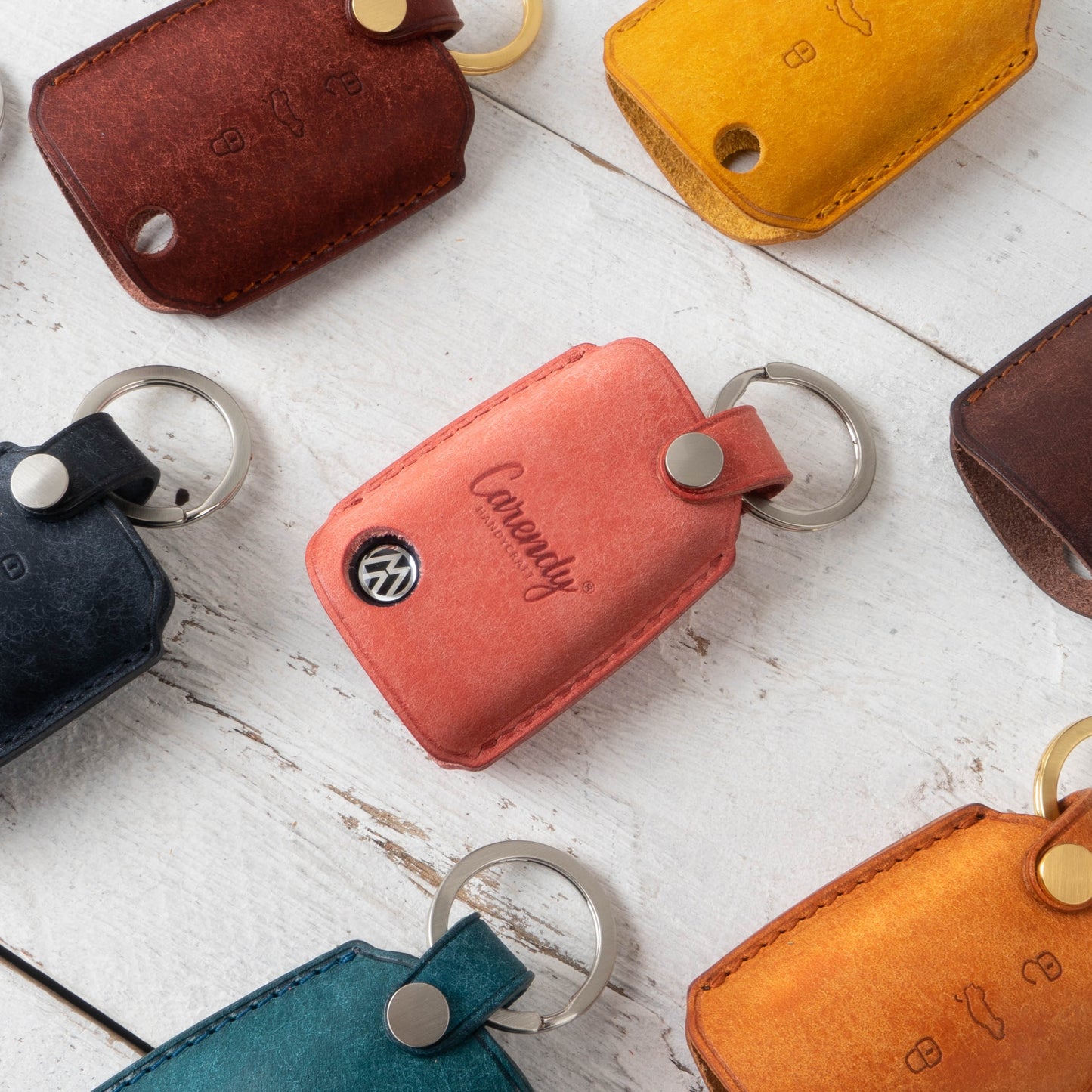 VOLKSWAGEN CARKEY LEATHER CASE (VW2) - Carendy