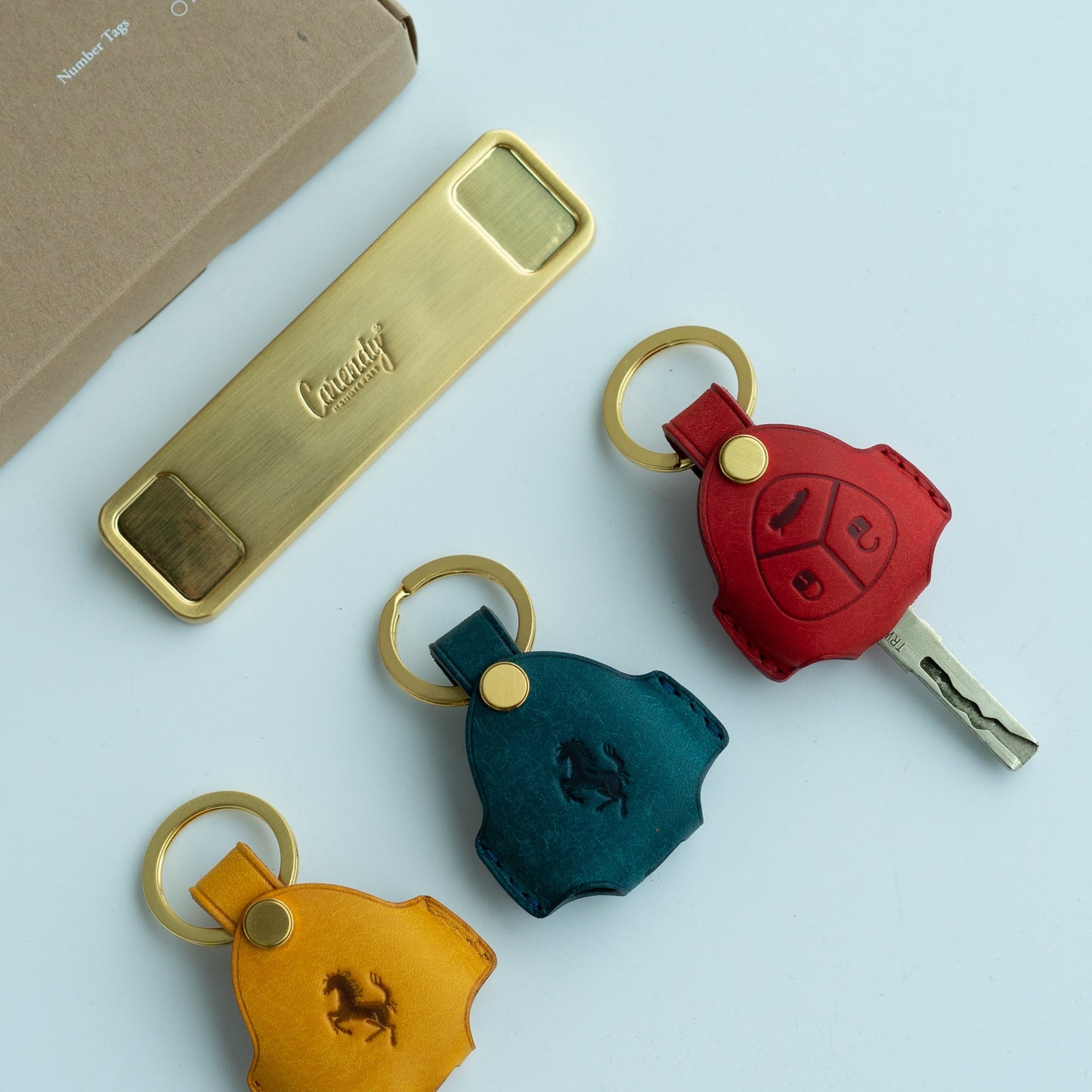 FERRARI CARKEY LEATHER CASE (FFR1) - Carendy