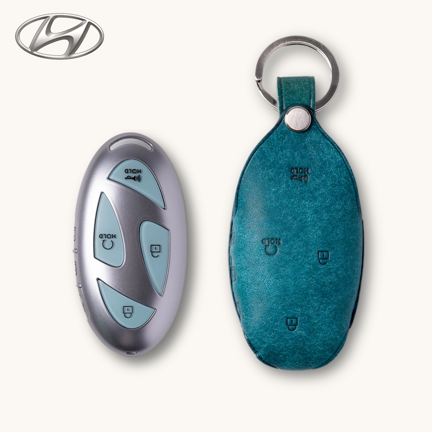 HYUNDAI CARKEY LEATHER CASE (HD5_5,7 Button) - Carendy