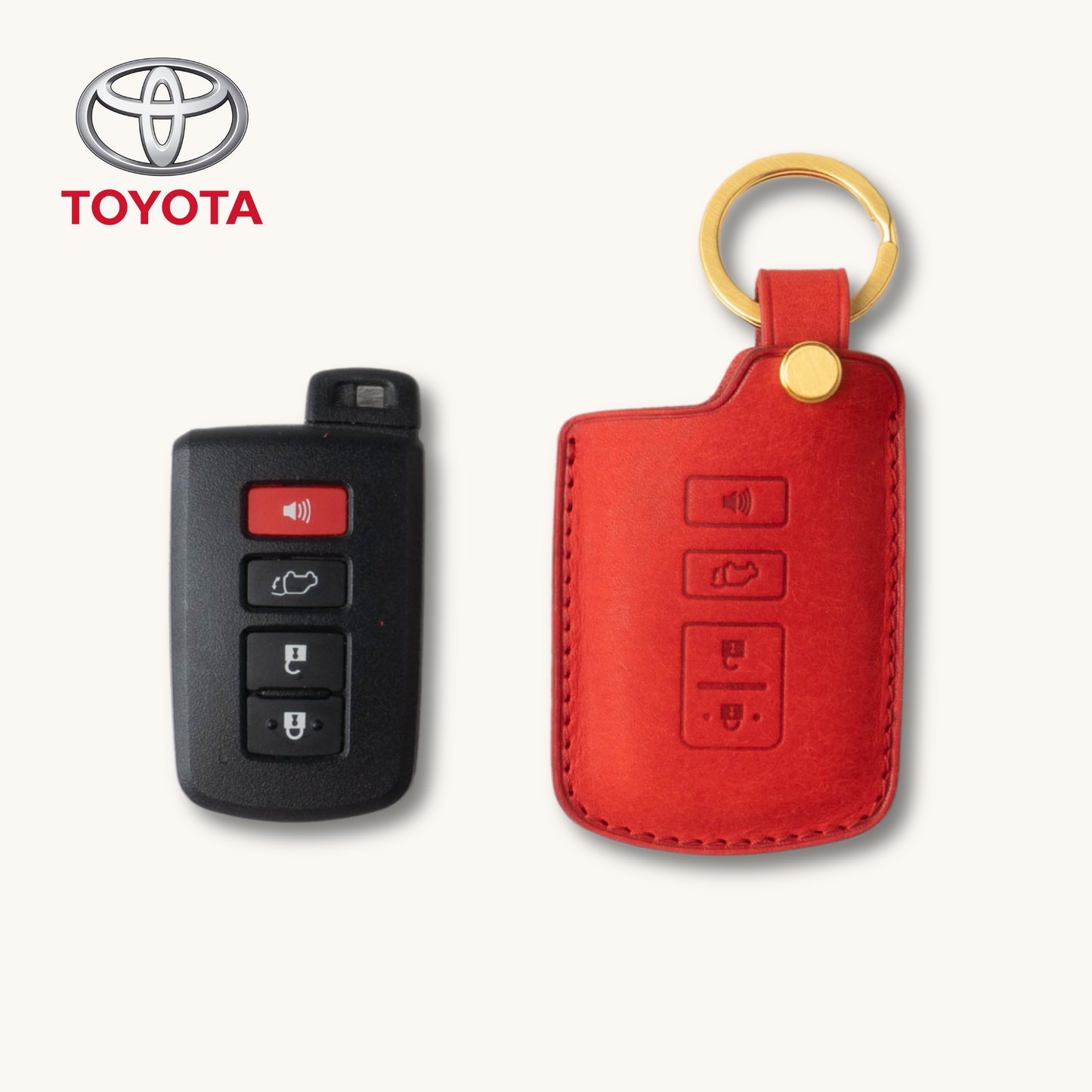 TOYOTA CARKEY LEATHER CASE (TO2) - Carendy