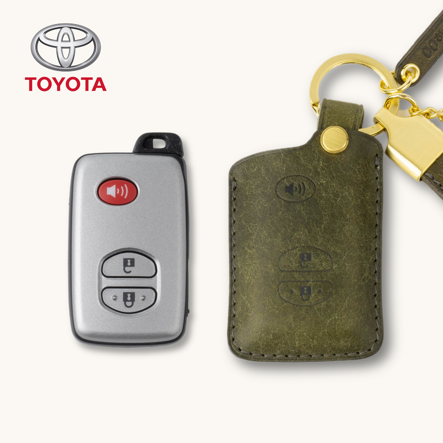 TOYOTA CARKEY LEATHER CASE (TO3) - Carendy