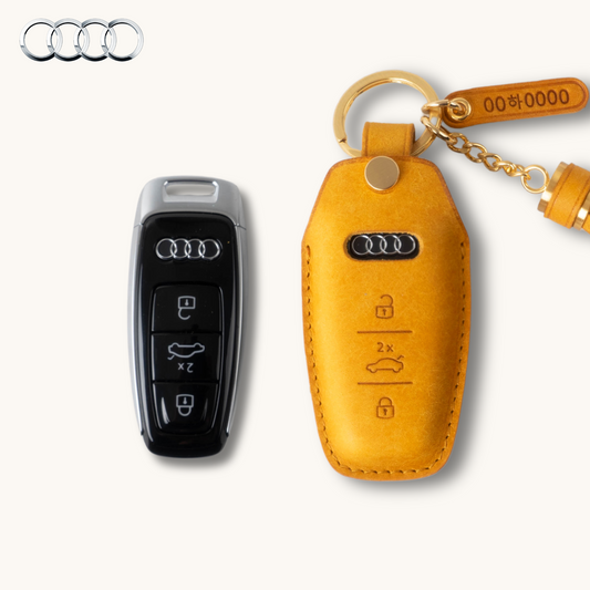 AUDI CARKEY LEATHER CASE (AU3) - Carendy