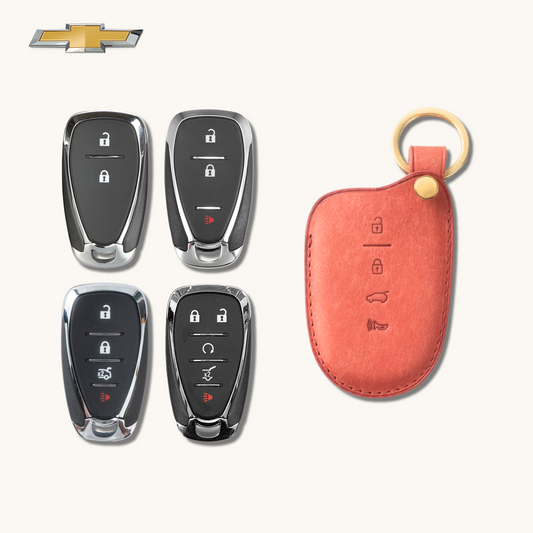 CHEVROLET CARKEY LEATHER CASE (CV1_2,3,4,5 Button) - Carendy