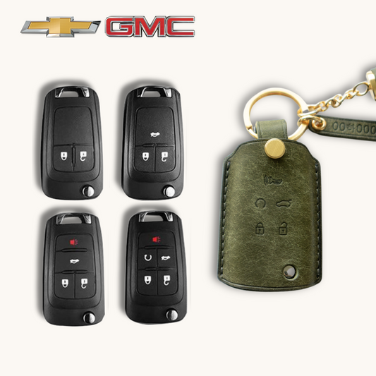 GMC CARKEY LEATHER CASE (CV2_2,3,4,5 Button) - Carendy