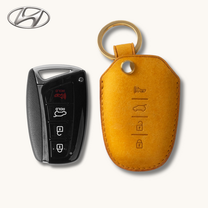 HYUNDAI CARKEY LEATHER CASE (HD2) - Carendy