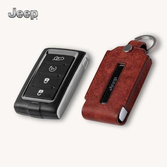 JEEP CARKEY LEATHER CASE (JP3) - Carendy