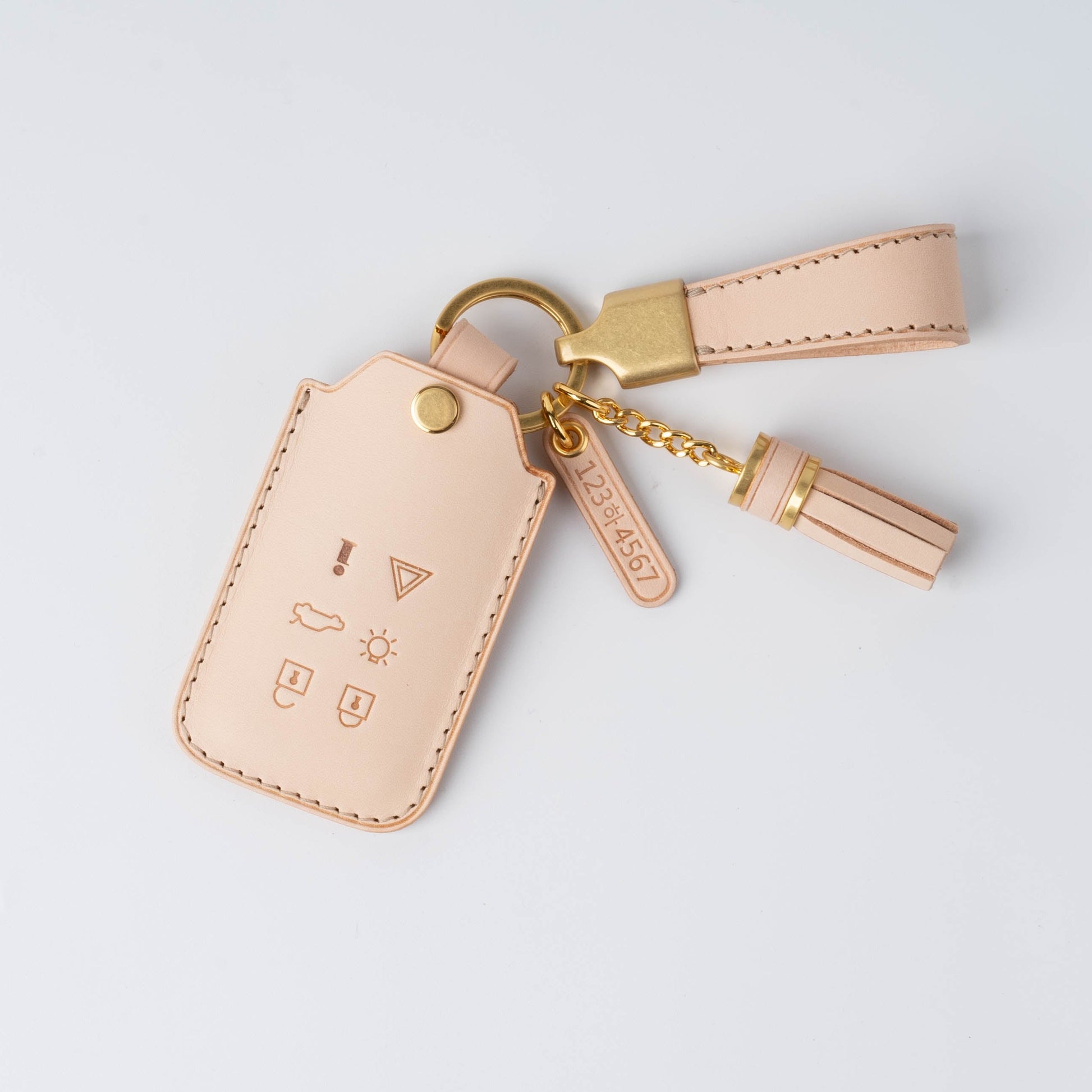 VOLVO CARKEY LEATHER CASE (VO1) - Carendy