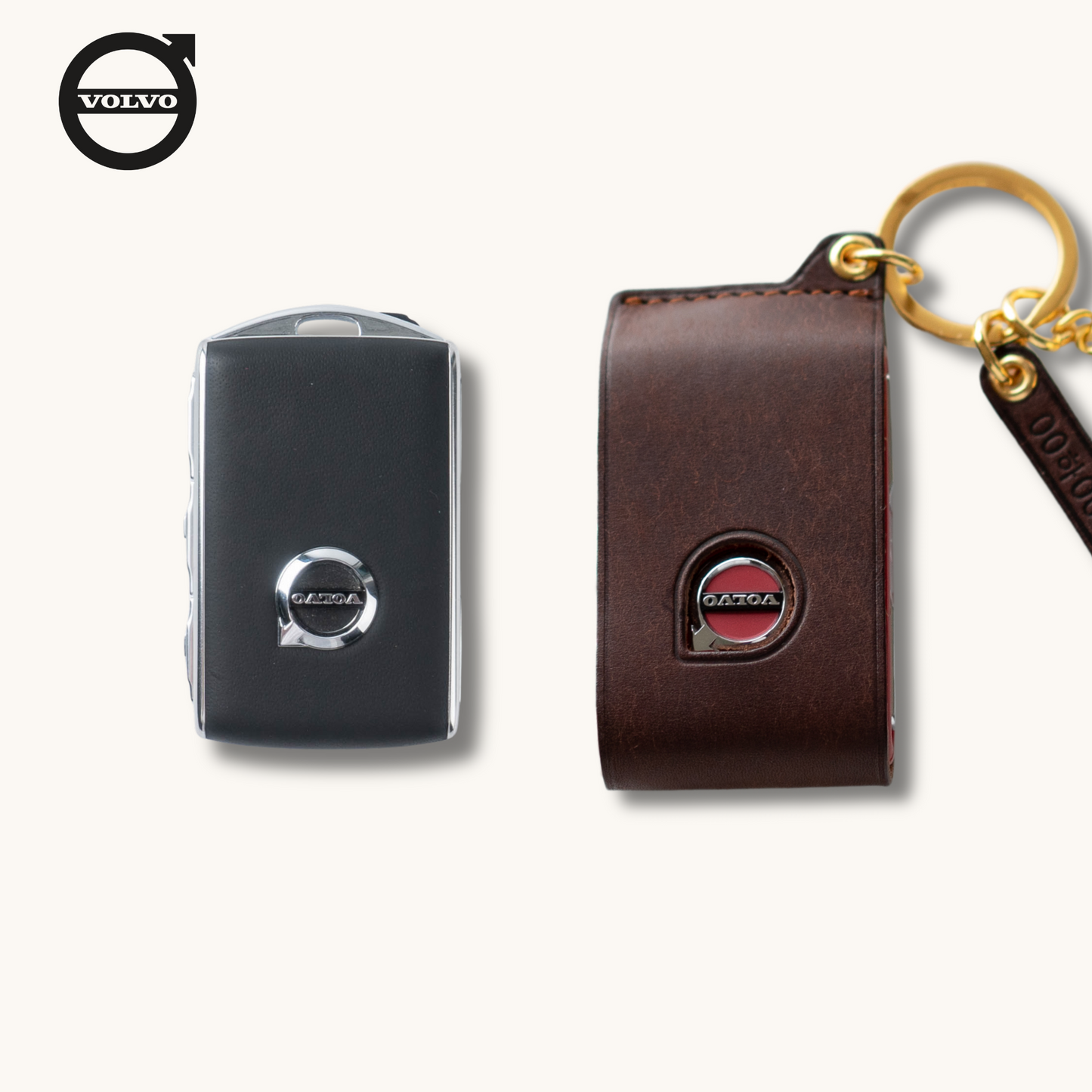 VOLVO CARKEY LEATHER CASE (VO2) - Carendy