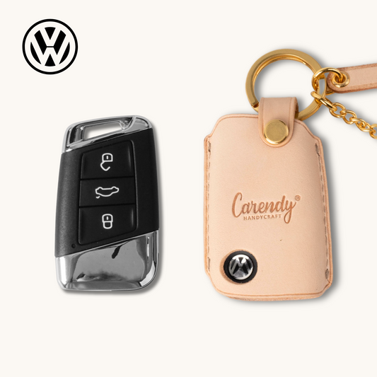 VOLKSWAGEN CARKEY LEATHER CASE (VW1) - Carendy