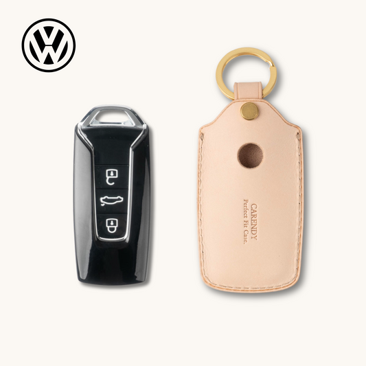 VOLKSWAGEN CARKEY LEATHER CASE (VW3) - Carendy